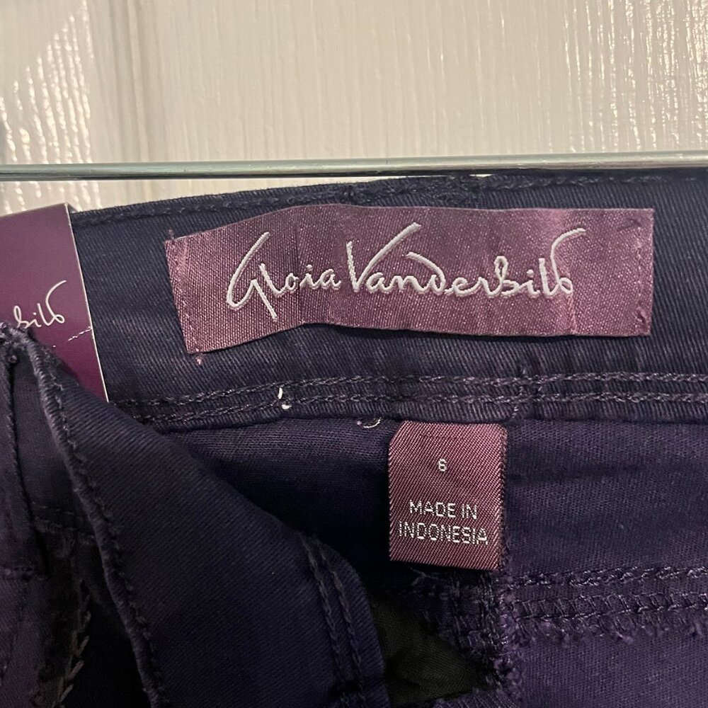 NWT Gloria Vanderbilt Purple Jeans - Picture 8 of 11